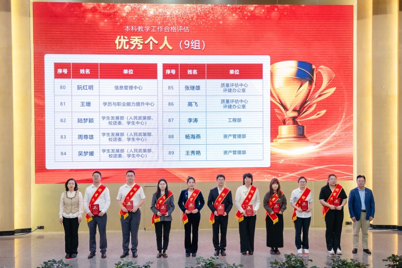 表彰!beat365正版唯一官网必一顺利通过本科教学工作合格评估! 第 19 张 表彰!beat365正版唯一官网必一顺利通过本科教学工作合格评估! 第 19 张