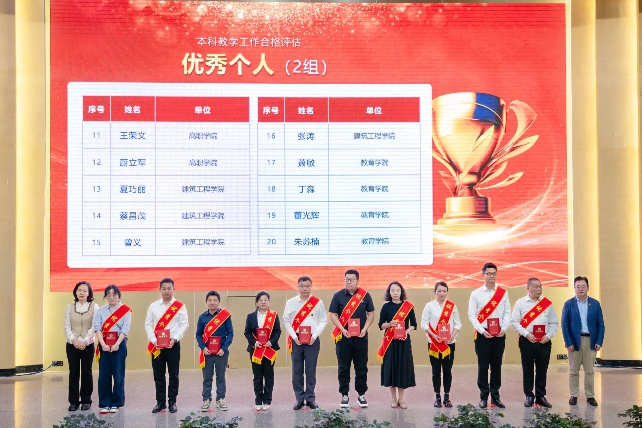 表彰!beat365正版唯一官网必一顺利通过本科教学工作合格评估! 第 12 张 表彰!beat365正版唯一官网必一顺利通过本科教学工作合格评估! 第 12 张